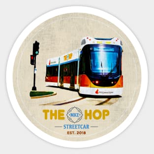 MKE HOP • Milwaukee Streetcar Sticker